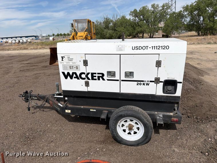 image for item EW2093 2005 Wacker G25 generator