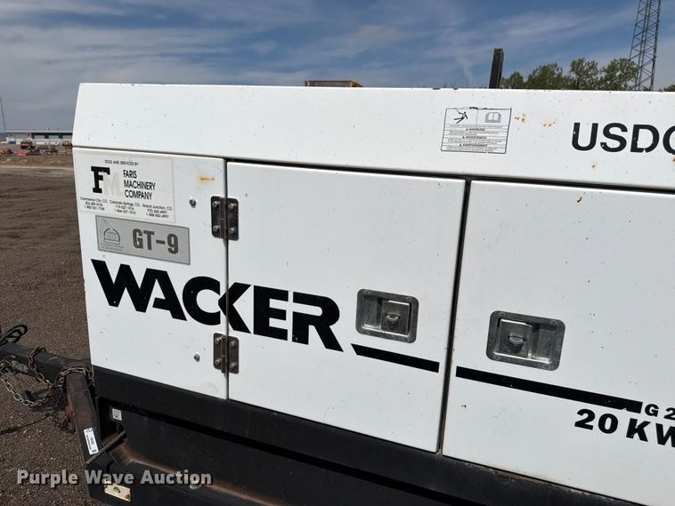 image for item EW2093 2005 Wacker G25 generator