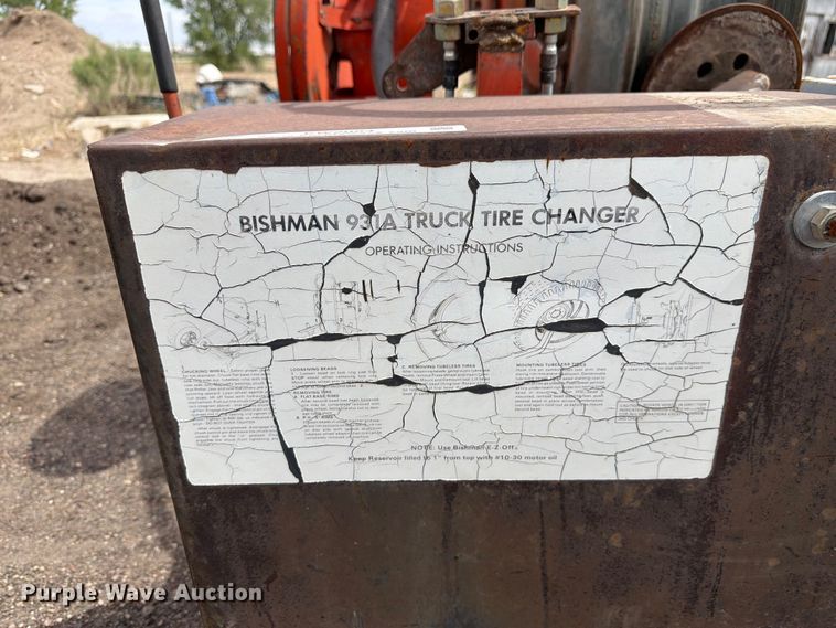 image for item EW2094 Bishman 931A tire machine