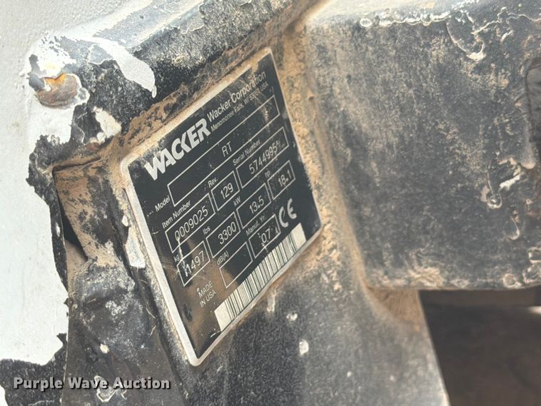 image for item EW2097 Wacker RT trench compactor