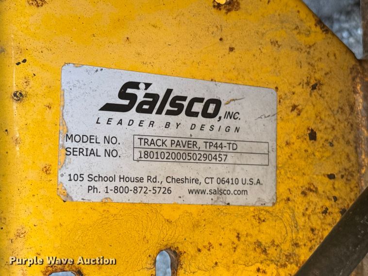 image for item FB7440 2018 Salsco Track Paver TP44-TD paver