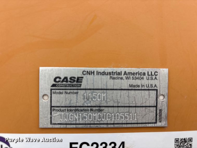 image for item FC2334 2018 Case 1150M LT dozer