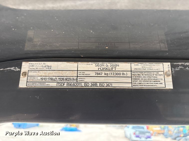 image for item FC2335 2019 Case 588H forklift