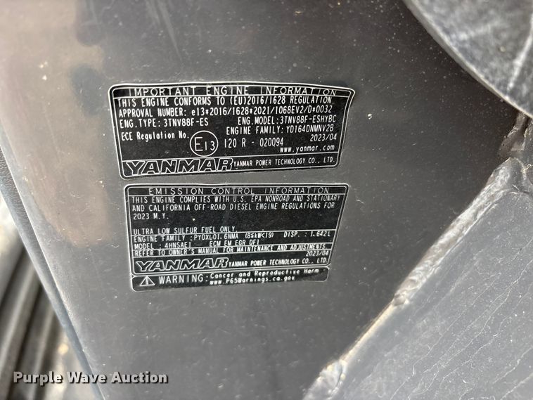 image for item FC2337 2023 Case CX37C mini excavator