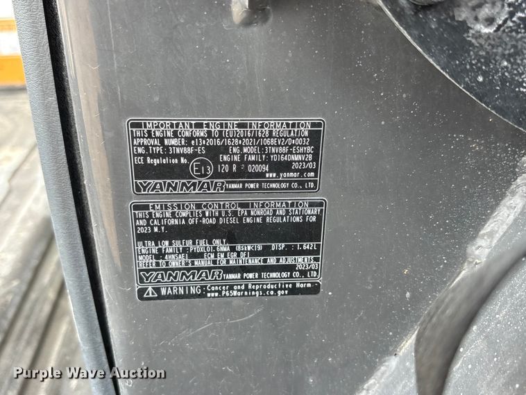 image for item FC2339 2023 Case CX37C mini excavator