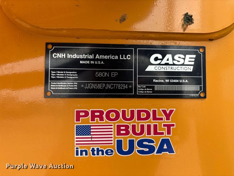 image for item FC2341 2022 Case 580N EP backhoe