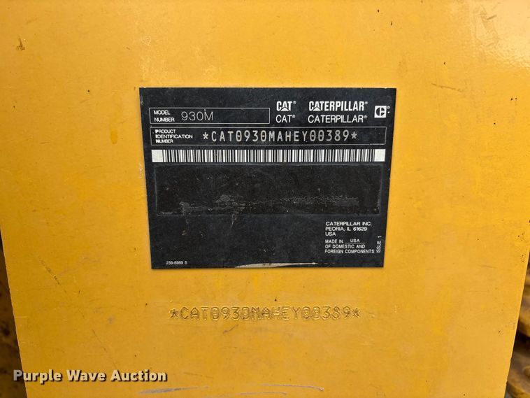 image for item FC2380 2019 Caterpillar 930M wheel loader