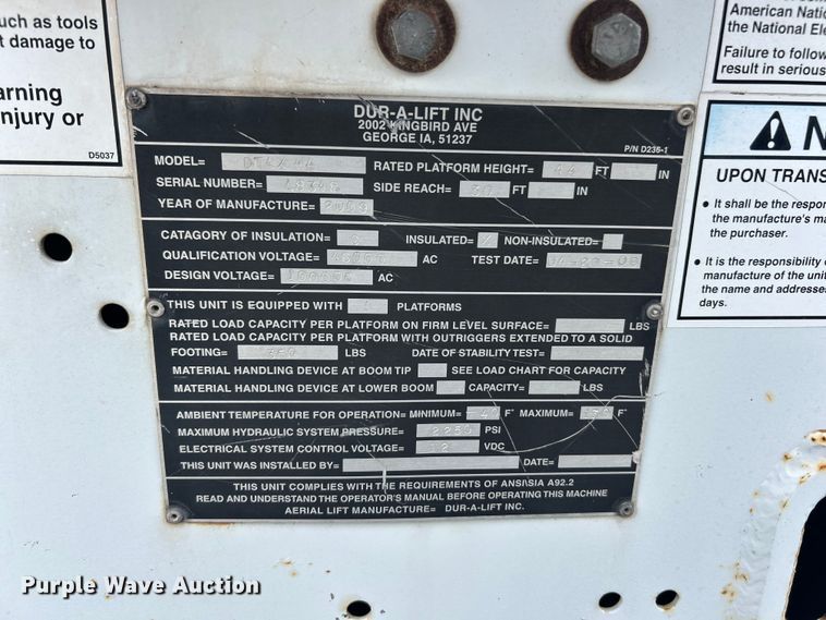 image for item FC2699 2008 GMC C5500 bucket truck
