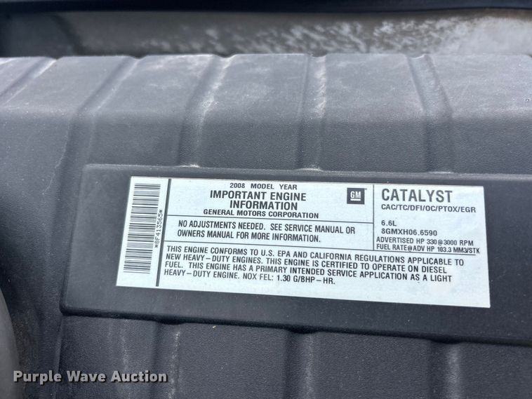 image for item FC2699 2008 GMC C5500 bucket truck