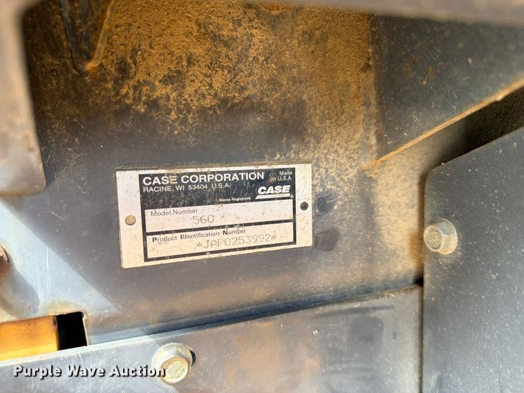image for item FC3120 1998 Case 560 trencher