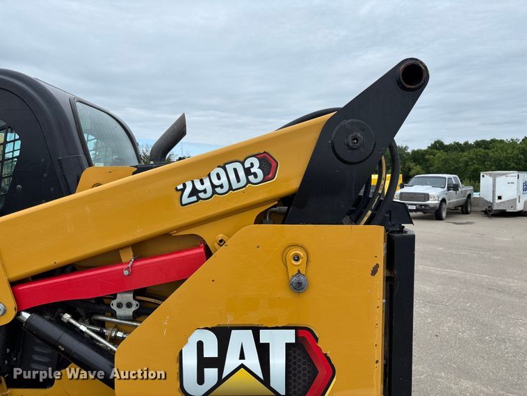 image for item FC5765 2022 Caterpillar 299D3 tracked skid steer loader