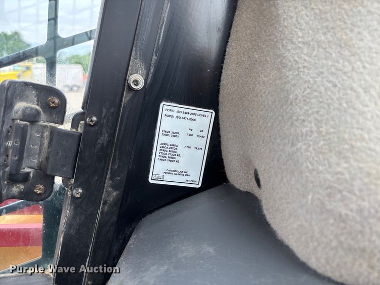 image for item FC5765 2022 Caterpillar 299D3 tracked skid steer loader