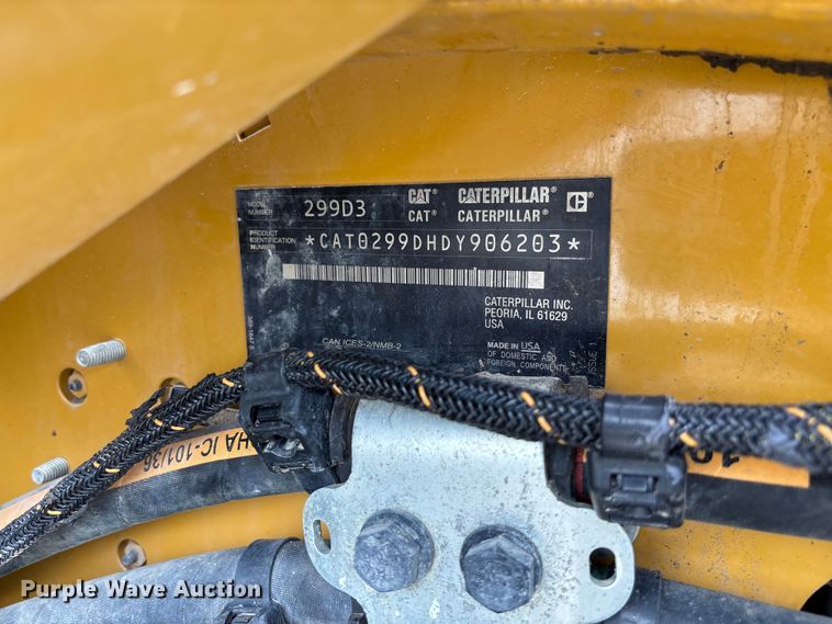 image for item FC5765 2022 Caterpillar 299D3 tracked skid steer loader