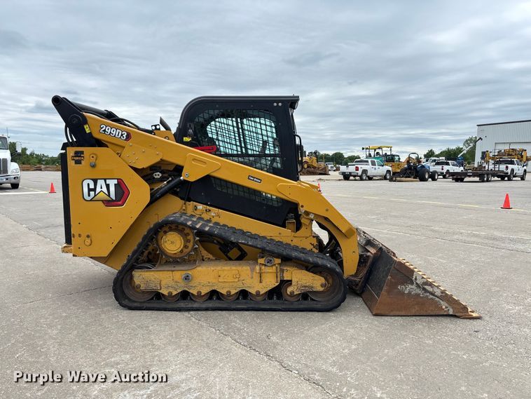 image for item FC5799 2021 Caterpillar 299D3 tracked skid steer loader