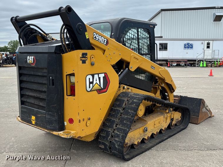 image for item FC5799 2021 Caterpillar 299D3 tracked skid steer loader
