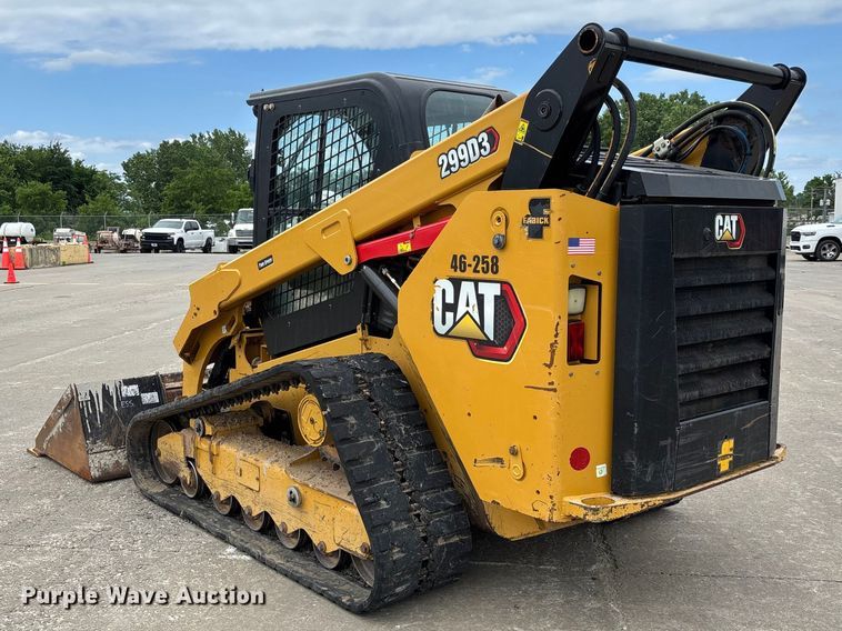 image for item FC5799 2021 Caterpillar 299D3 tracked skid steer loader