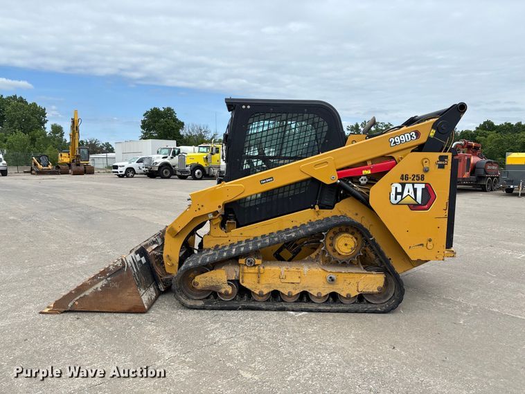 image for item FC5799 2021 Caterpillar 299D3 tracked skid steer loader
