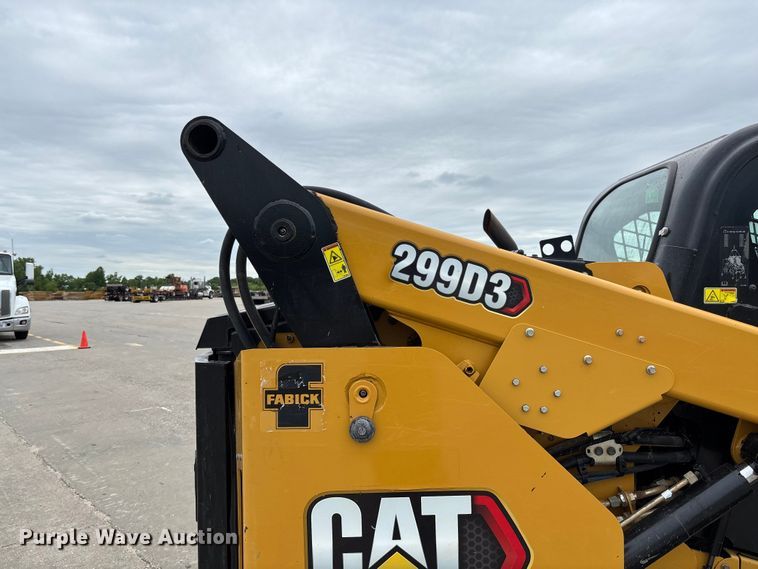 image for item FC5799 2021 Caterpillar 299D3 tracked skid steer loader