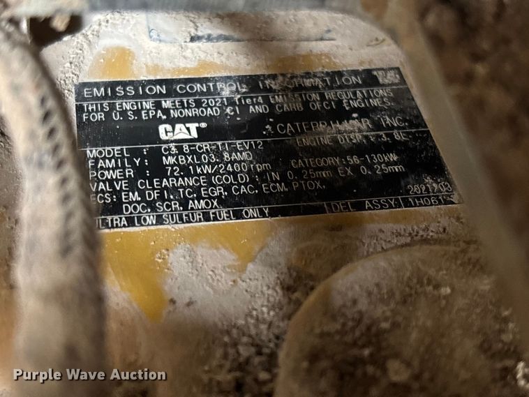 image for item FC5799 2021 Caterpillar 299D3 tracked skid steer loader