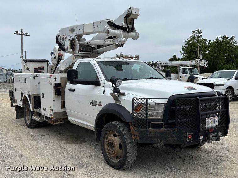 image for item FC5804 2017 RAM 5500 bucket truck