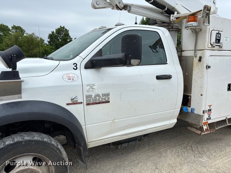 image for item FC5804 2017 RAM 5500 bucket truck