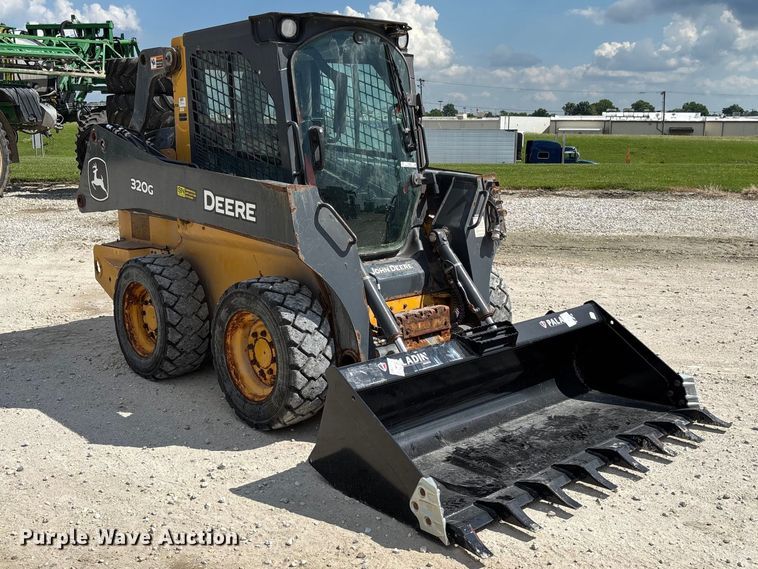 image for item FC5858 2022 John Deere 320G skid steer loader