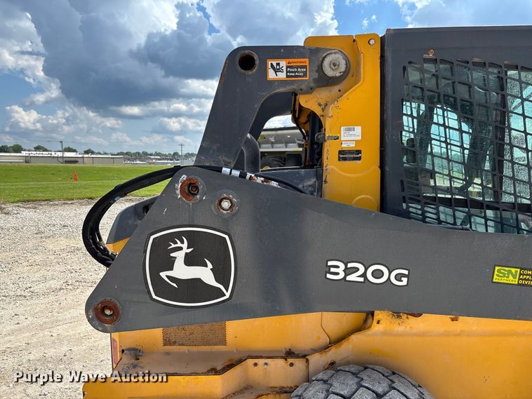 image for item FC5858 2022 John Deere 320G skid steer loader