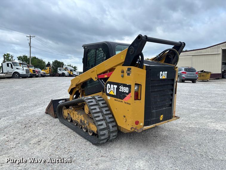 image for item FC5914 2017 Caterpillar 289D tracked skid steer loader