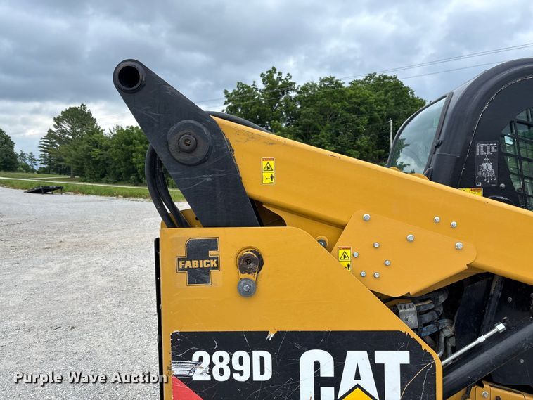 image for item FC5914 2017 Caterpillar 289D tracked skid steer loader
