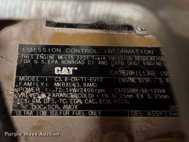 image for item FG0404 2022 Caterpillar 299D3 tracked skid steer loader