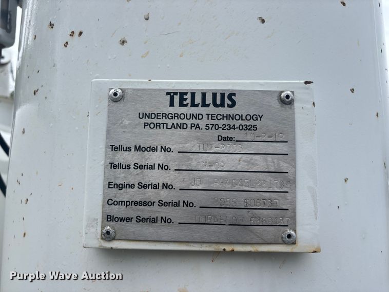 image for item FG0407 Tellus TUT-2003 vacuum excavator truck bed