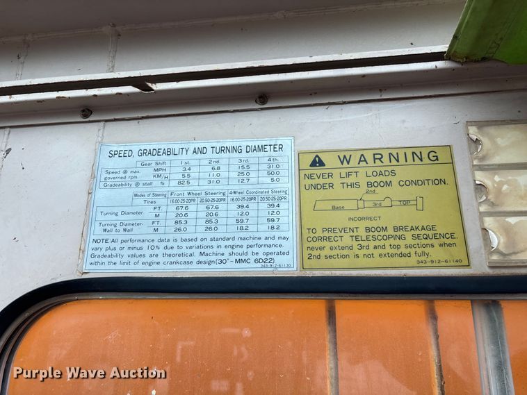 image for item FG0408 1989 Tadano TR-300E crane