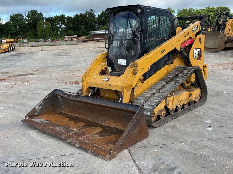 image for item FG0419 2022 Caterpillar 299D3 tracked skid steer loader