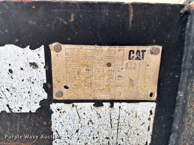 image for item FG0419 2022 Caterpillar 299D3 tracked skid steer loader