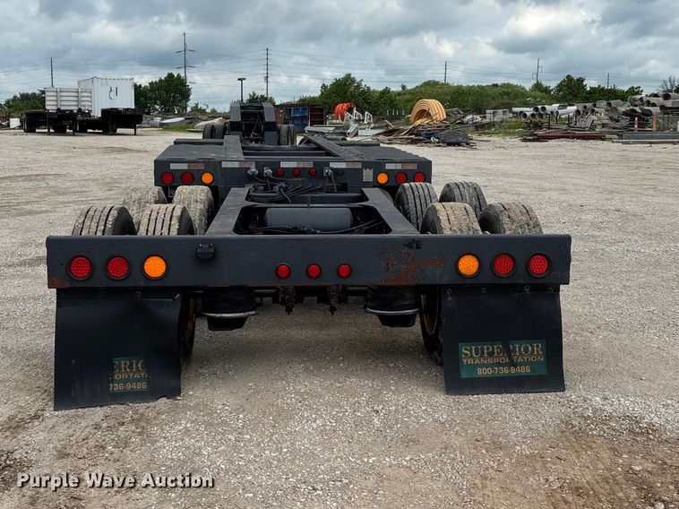 image for item FG0426 2001 Trail King lowboy equipment trailer