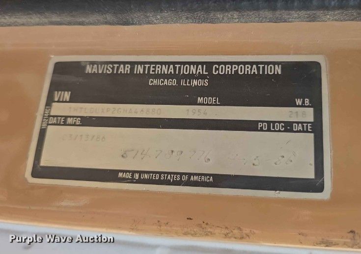 image for item FH6164 1999 Lee Boy 685 motor grader