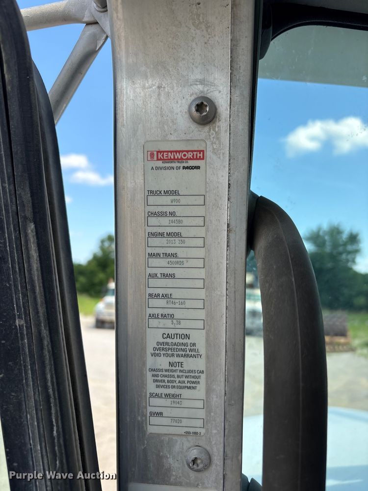 image for item FI0197 2017 Kenworth W900 ready mix truck