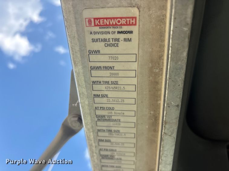 image for item FI0197 2017 Kenworth W900 ready mix truck