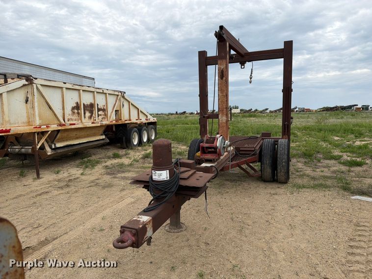 image for item FK0238 Shop Built winch trailer