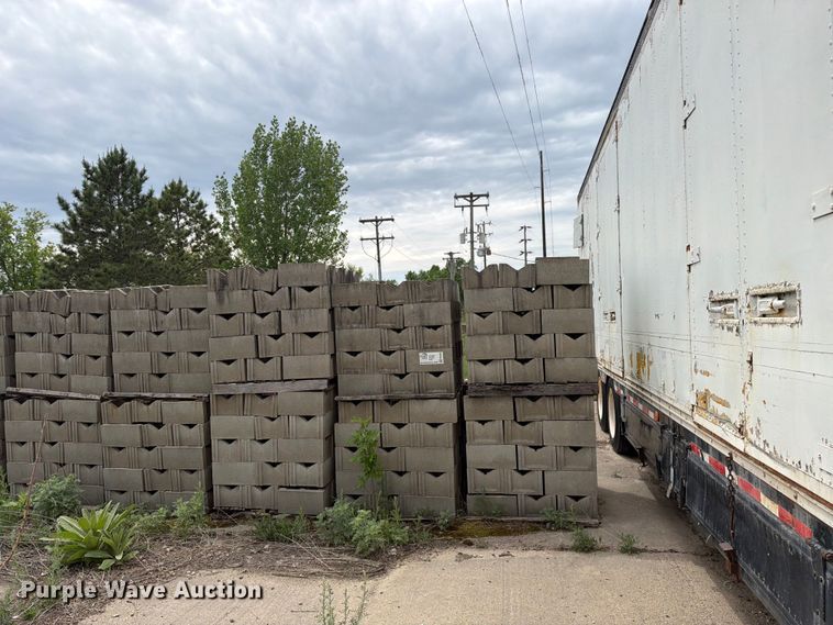 image for item FK0239 Approximately 17 pallets of concrete blocks