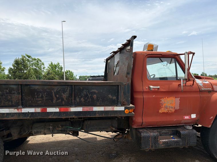 image for item FK0241 1976 Ford Custom Cab flatbed truck