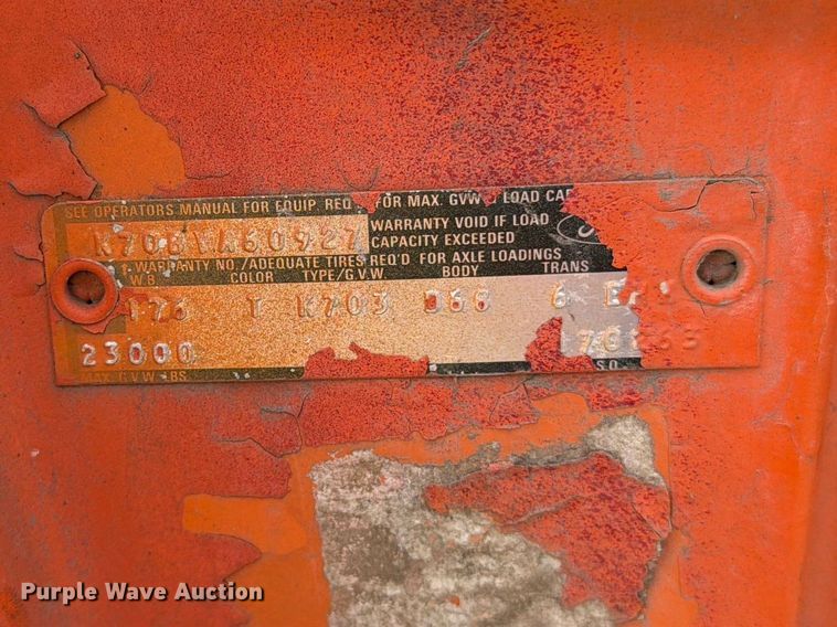 image for item FK0241 1976 Ford Custom Cab flatbed truck