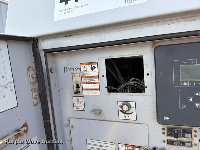 image for item FK0249 Wacker Neuson G25 20kw generator