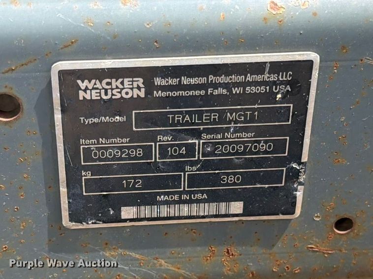 image for item FK0249 Wacker Neuson G25 20kw generator