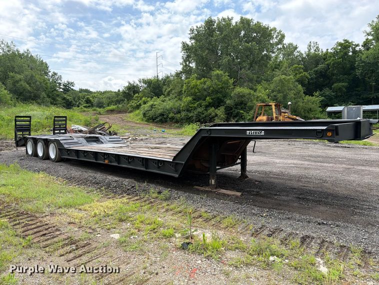 image for item FK3004 2003 Lowboy  by Pitts  double drop deck equipment trailer