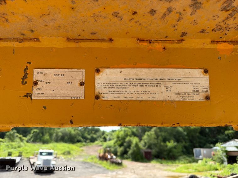 image for item FK3005 Caterpillar 977L track loader