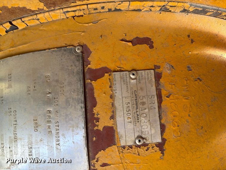 image for item FK4009 1981 Caterpillar 1209 generator