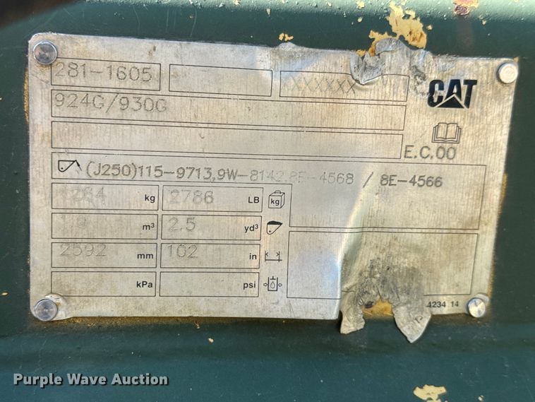 image for item NA9366 2005 Caterpillar 930G Wheel loader
