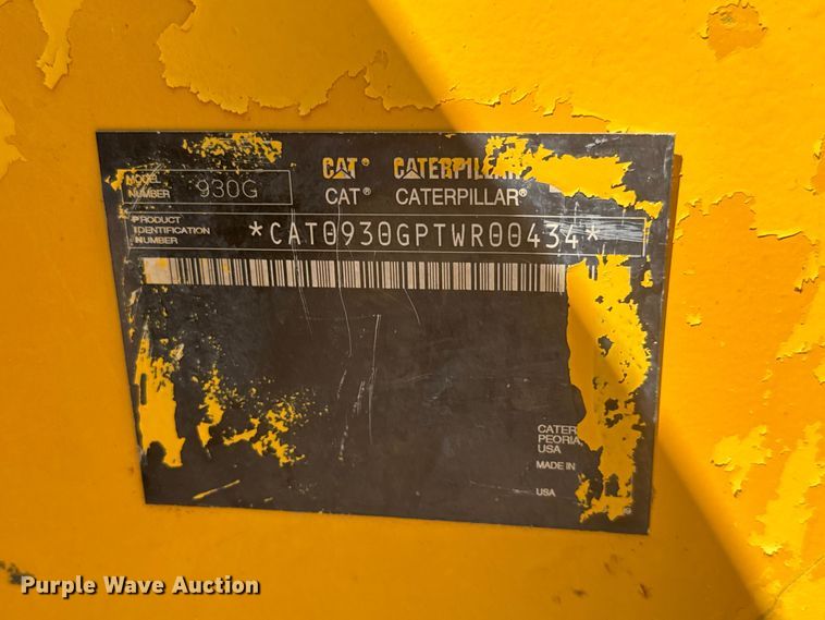 image for item NA9366 2005 Caterpillar 930G Wheel loader