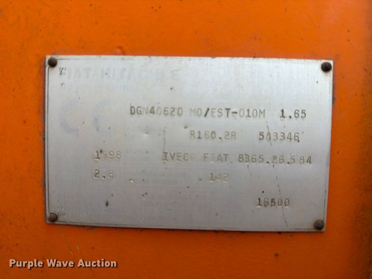 image for item NA9403 1998 Fiat-Hitachi FR160.2 wheel loader